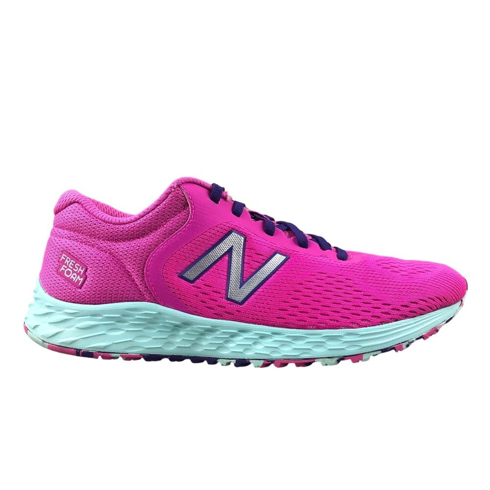 New Balance Men's Size 5M Fresh Foam Arishi v2 Pink Lace-Up Running Sneakers